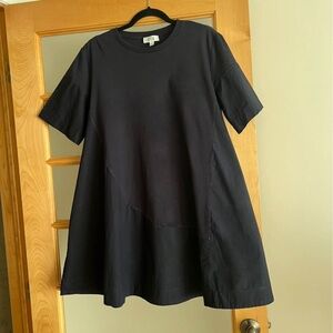 COS Navy cotton Dress
